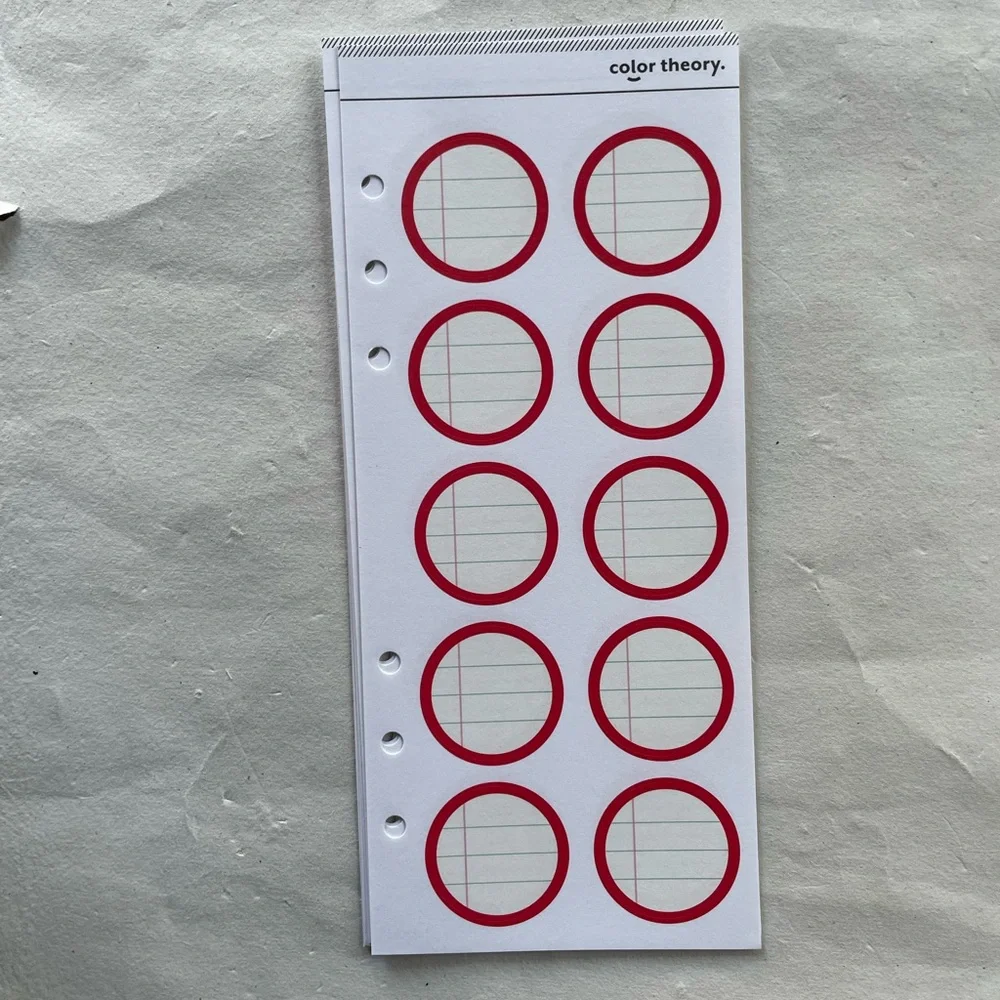 Circle Planner Stickers - Multicolor